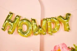 New Packed Party Howdy Darling Balloon Banner