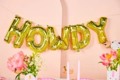 New Packed Party Howdy Darling Balloon Banner