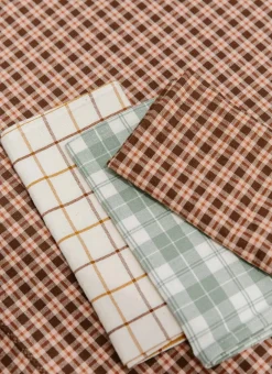 Discount Heather Taylor Home Hudson Plaid Sienna Napkins