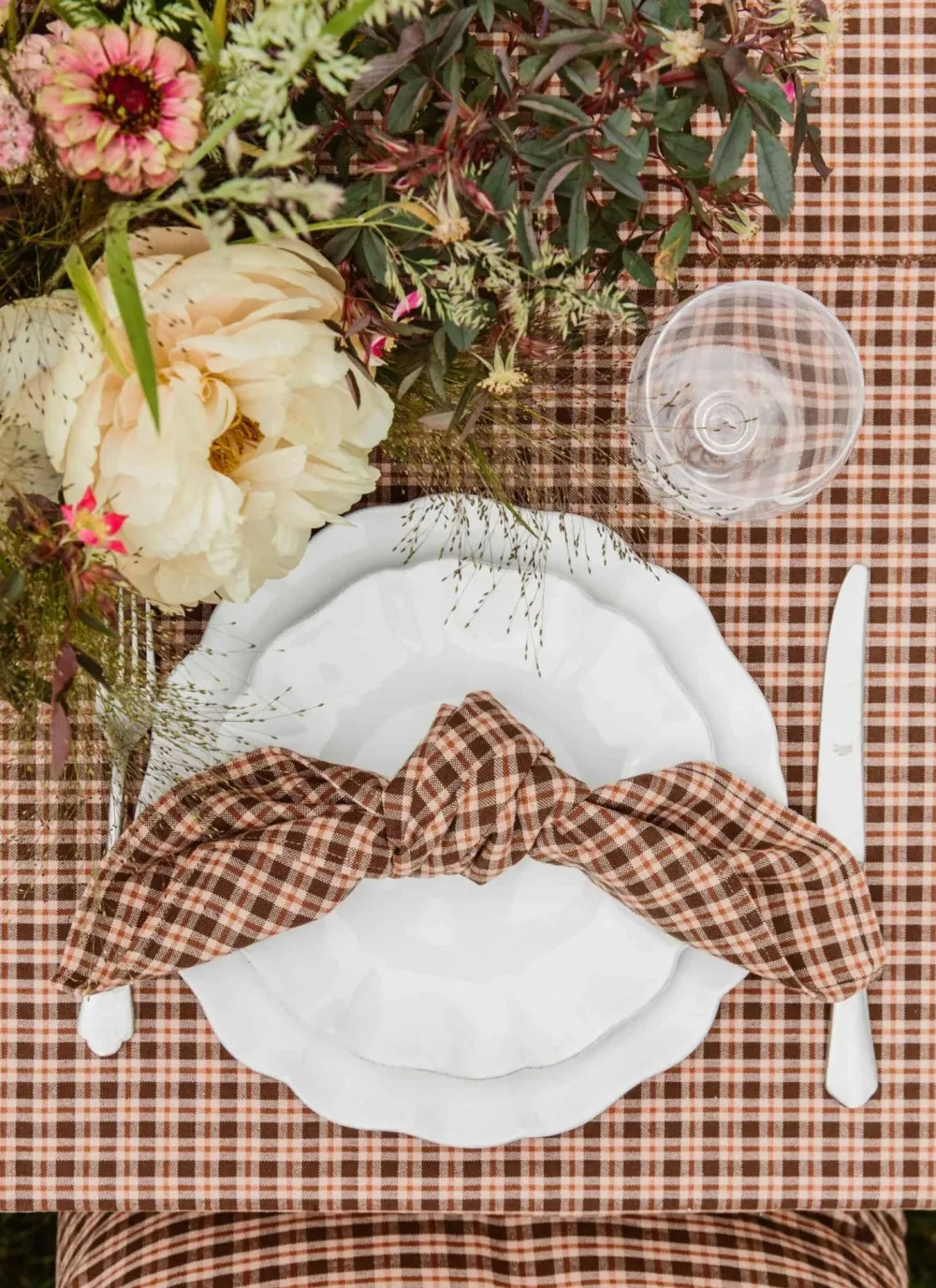 Discount Heather Taylor Home Hudson Plaid Sienna Napkins