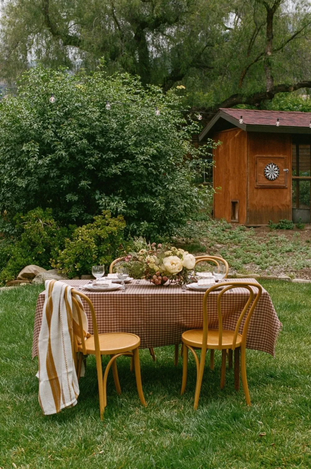 Discount Heather Taylor Home Hudson Plaid Sienna Napkins
