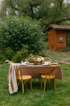 Heather Taylor Home Hudson Plaid Sienna Tablecloth