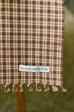 Heather Taylor Home Hudson Plaid Sienna Tablecloth