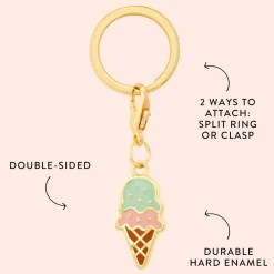 Outlet The Foggy Dog Ice Cream Collar Charm