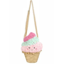 Outlet MON AMI Ice Cream Cone Plush Crossbody Purse by