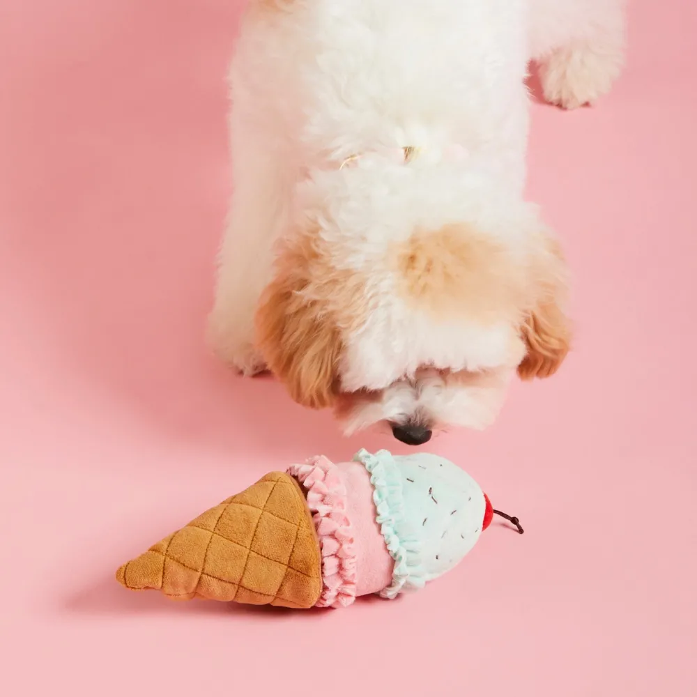Sale The Foggy Dog Ice Cream Interactive Snuffle Dog Toy