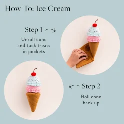 Sale The Foggy Dog Ice Cream Interactive Snuffle Dog Toy