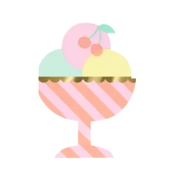 Meri Meri Ice Cream Sundae Napkins
