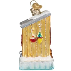 Old World Christmas Ice Fishing Shanty Ornament