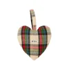 Hot Heather Taylor Home Idyllwild Plaid Heart Ornament