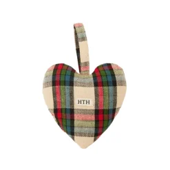 Hot Heather Taylor Home Idyllwild Plaid Heart Ornament