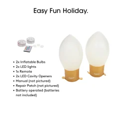 Clearance Funboy Inflatable Christmas Bulbs