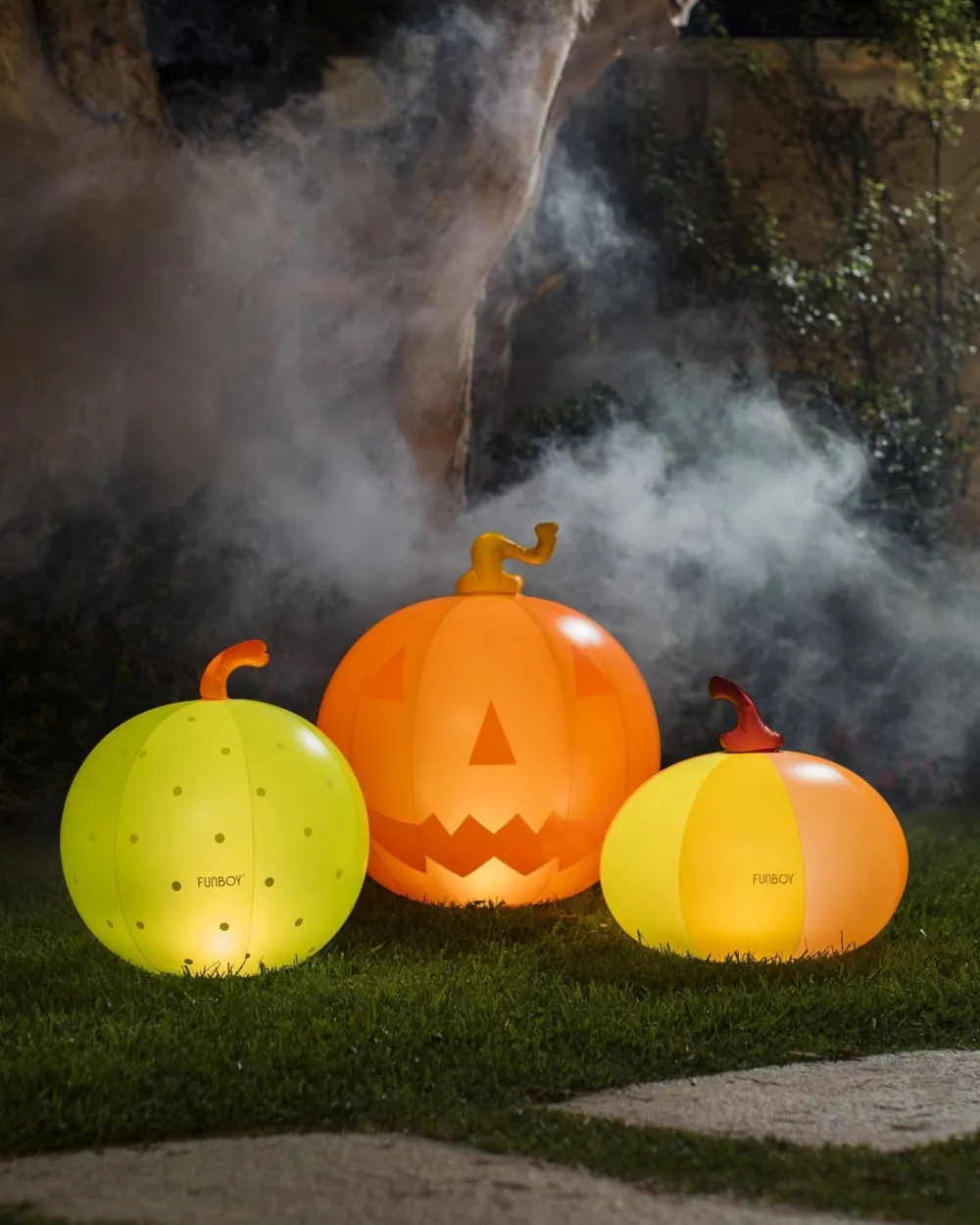 Online Funboy Inflatable Colorful Halloween Pumpkin Decor