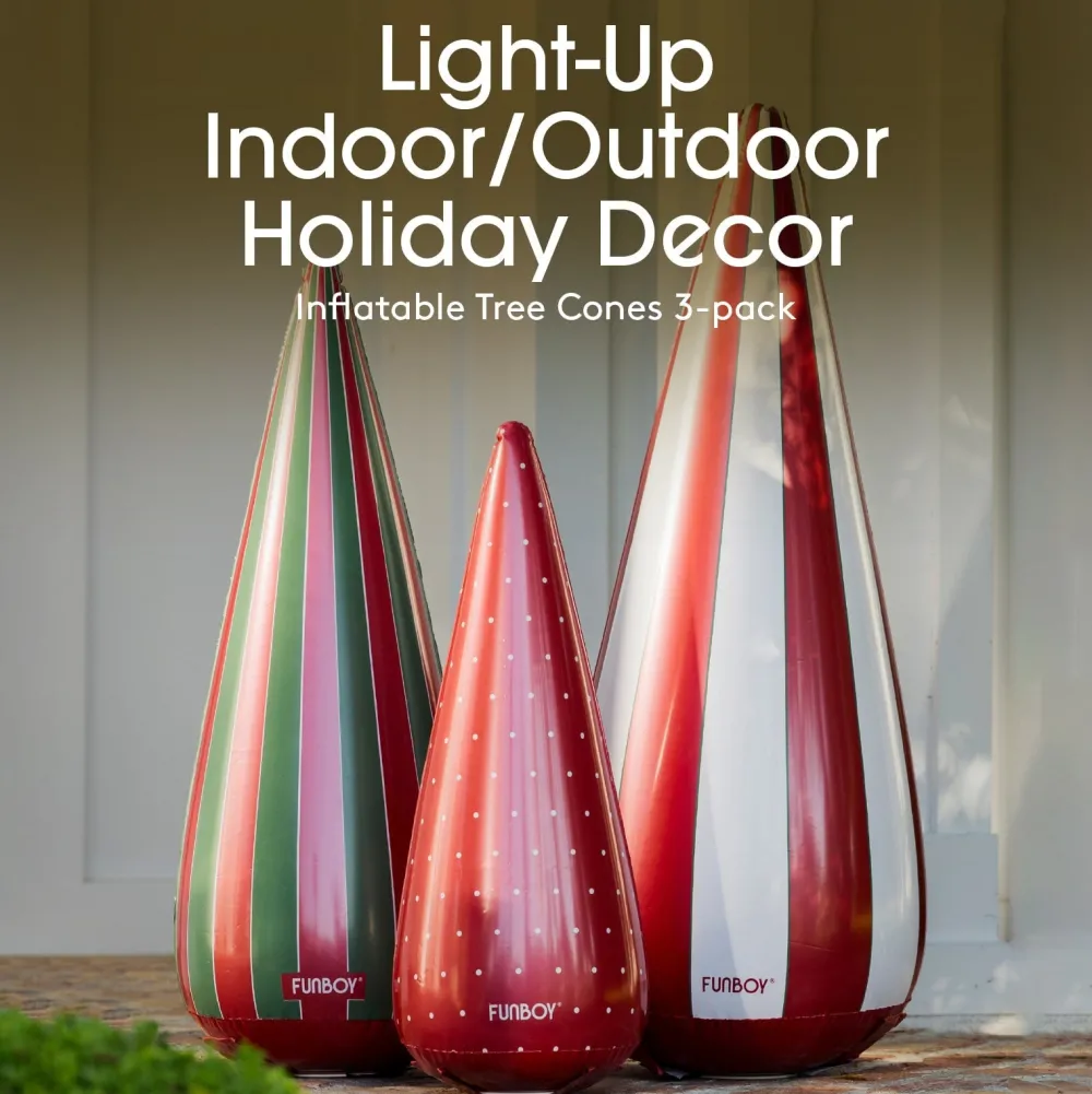 Discount Funboy Inflatable Holiday Tree Cones