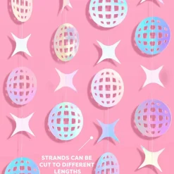 Online xo, Fetti Iridescent Disco Garland
