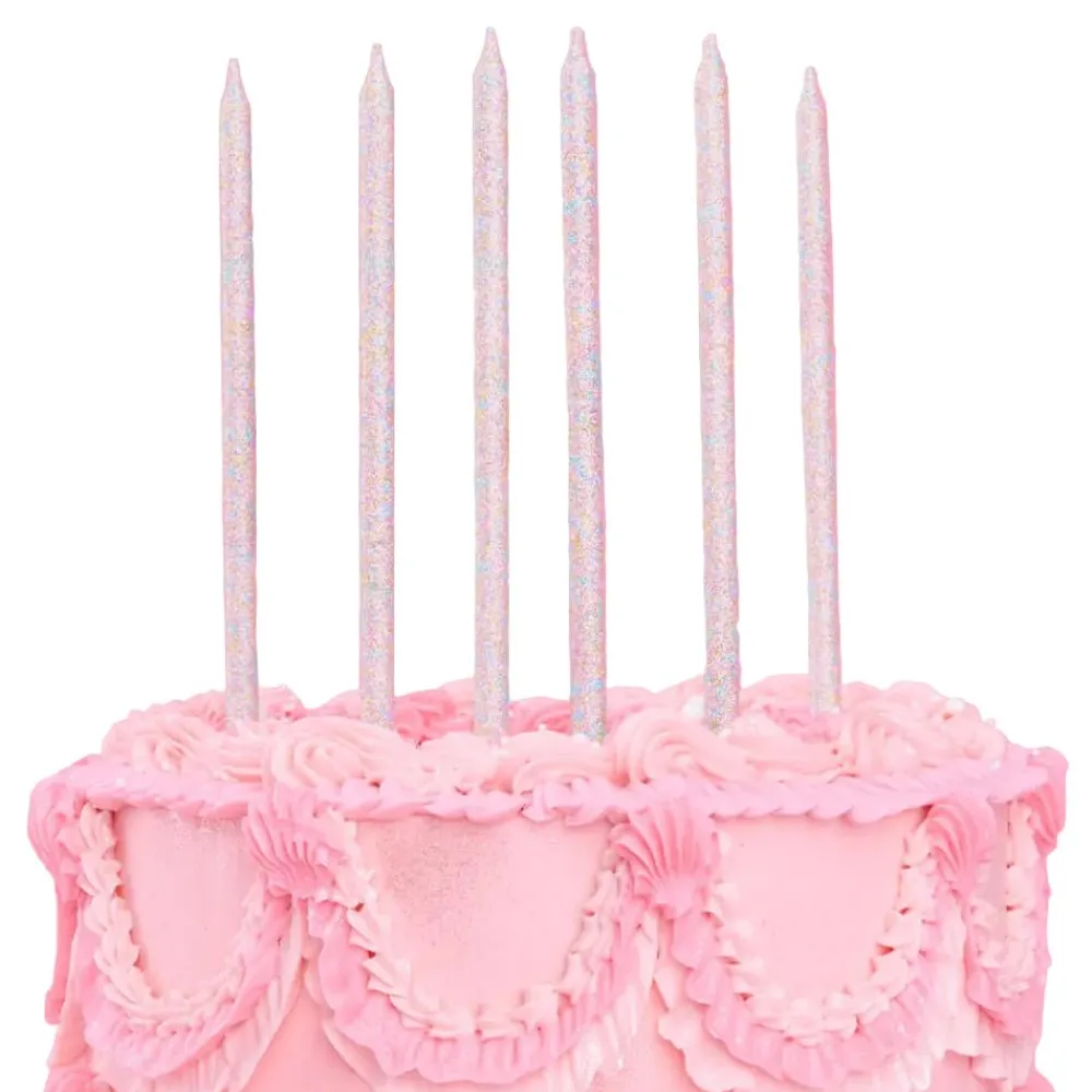 Hot xo, Fetti Iridescent Glitter Birthday Candles