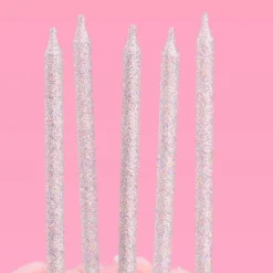 Hot xo, Fetti Iridescent Glitter Birthday Candles