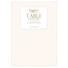 Sale Caspari Ivory Paper Linen Like Table Cover