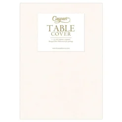Sale Caspari Ivory Paper Linen Like Table Cover