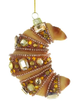 Hot Cody Foster Co. Jeweled Croissant Glass Ornament by Cody Foster