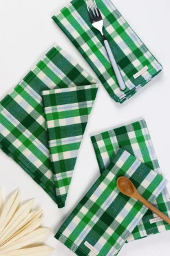 Archive New York Josefina Plaid Dinner Napkins Set