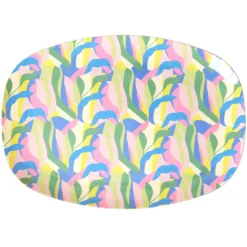 Clearance Rice By Rice Jungle Fever Melamine Plate