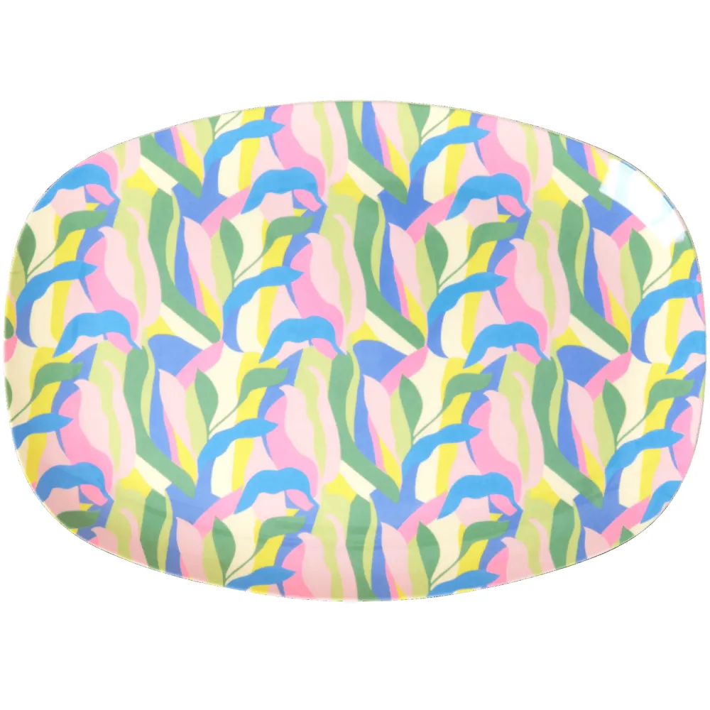 Clearance Rice By Rice Jungle Fever Melamine Plate