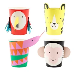 Hot Meri Meri Jungle Jamboree Character Cups