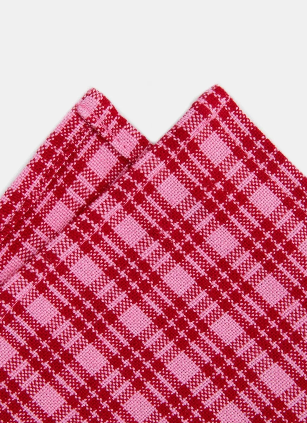 Best Heather Taylor Home Katherine Plaid Red & Pink Napkins