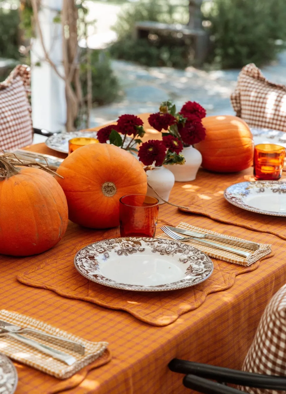 New Heather Taylor Home Katherine Plaid Saffron Tablecloth