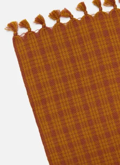 New Heather Taylor Home Katherine Plaid Saffron Tablecloth