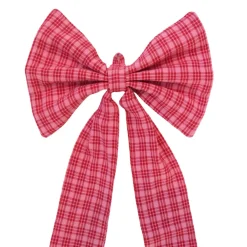 Hot Heather Taylor Home Katherine Plaid Valentine Fabric Bow