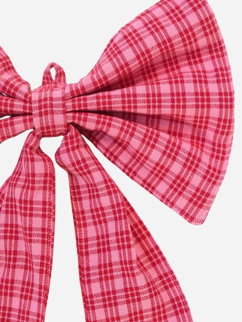Hot Heather Taylor Home Katherine Plaid Valentine Fabric Bow