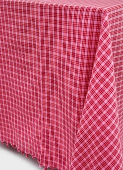 Online Heather Taylor Home Katherine Plaid Valentine Tablecloth