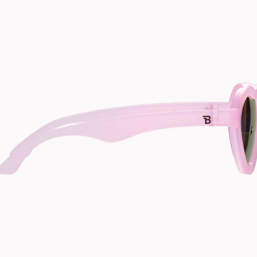 New Babiators Sunglasses Kids Pink Heart Sunglasses