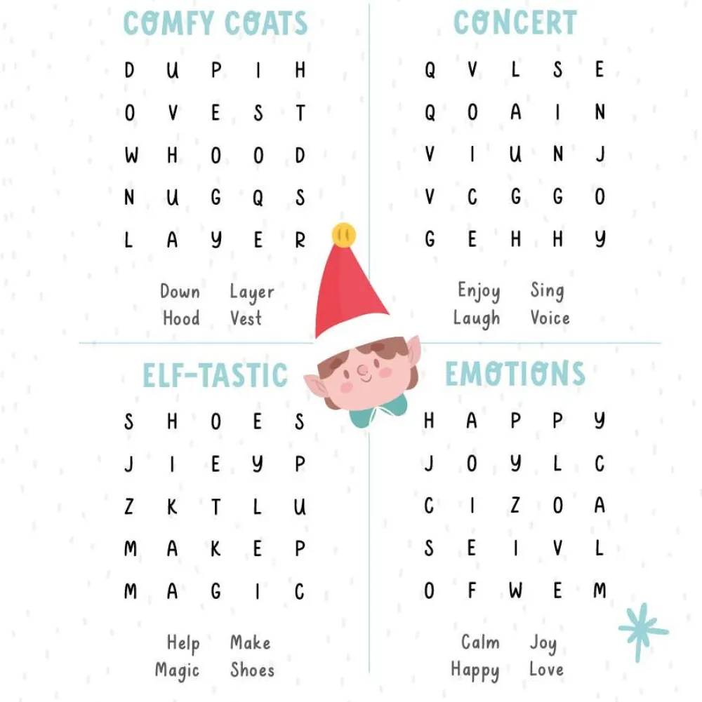 Hot Schiffer Publishing KindKids Winter Magic Word Search for Kids