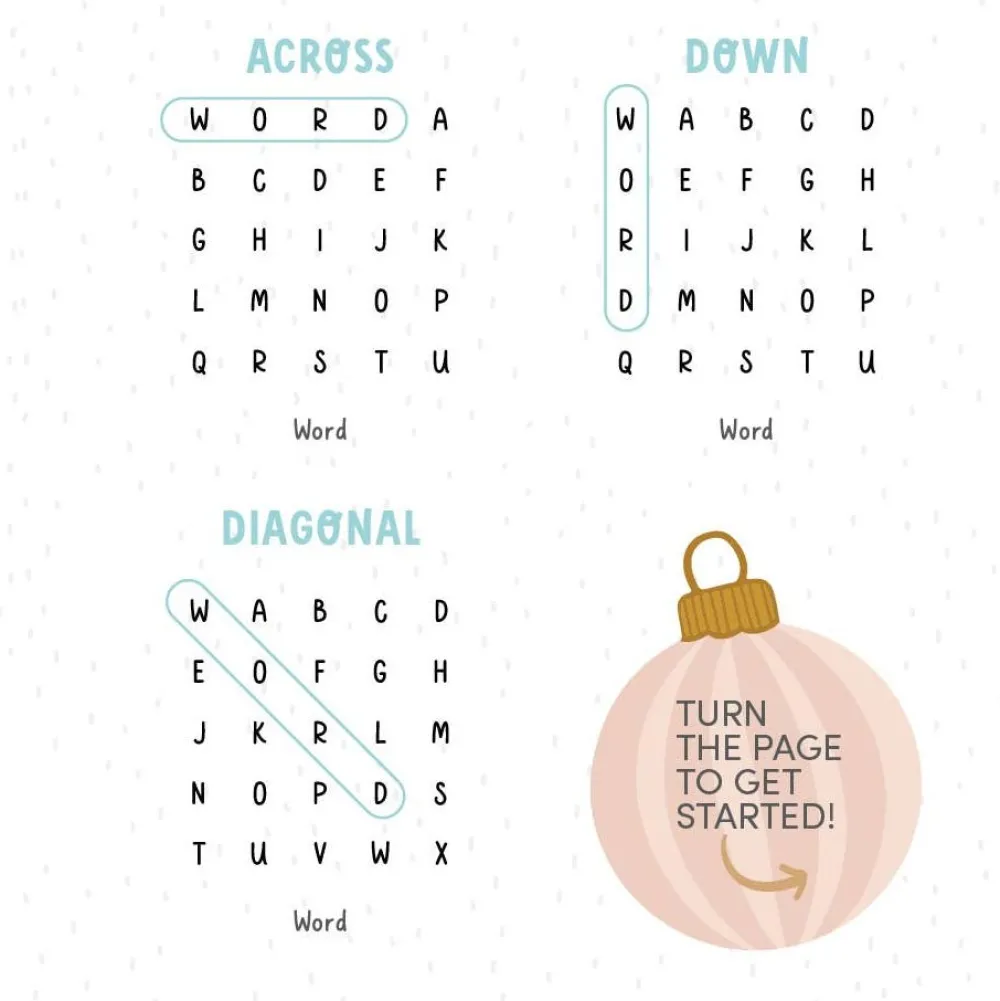 Hot Schiffer Publishing KindKids Winter Magic Word Search for Kids