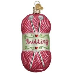 Online Old World Christmas Knitting Yarn Ornament