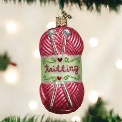 Online Old World Christmas Knitting Yarn Ornament