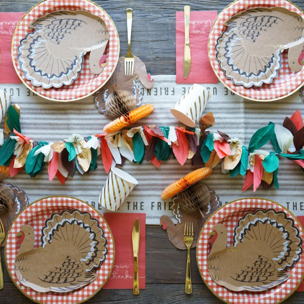 Discount Meri Meri Kraft Turkey Plates