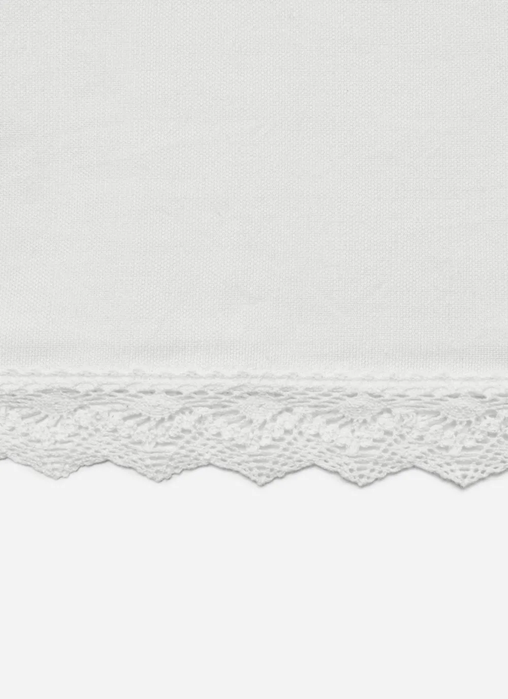 Discount Heather Taylor Home Lace White Tablecloth