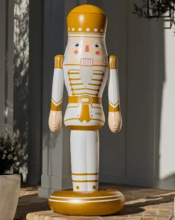 New Funboy Large Inflatable Gold & White Nutcracker
