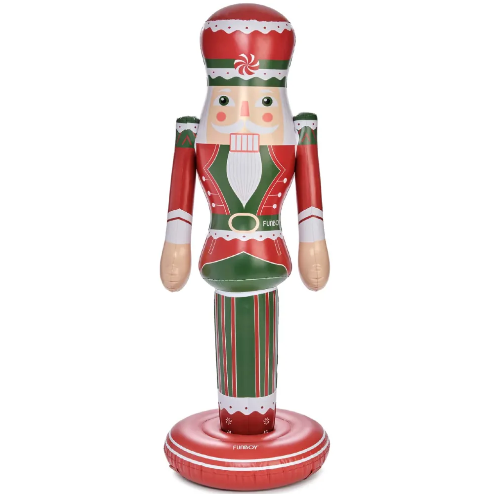 Discount Funboy Large Inflatable Red & Green Nutcracker Nutcracker