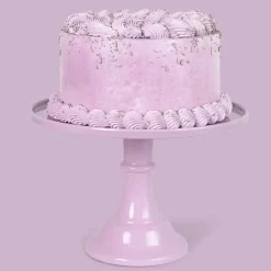 Sale Joyeux Company Large Lilac Purple Melamine Cake Stand