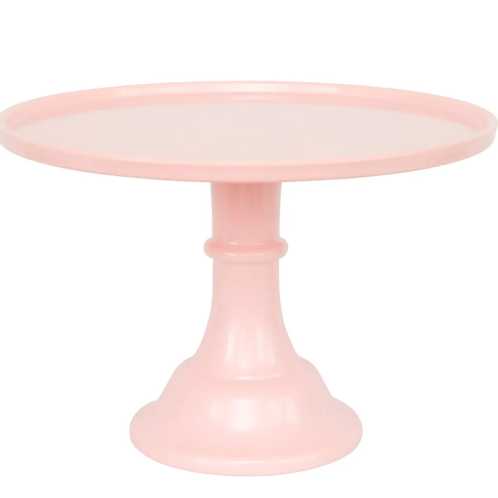 Joyeux Company Large Peony Pink Melamine Cake Stand