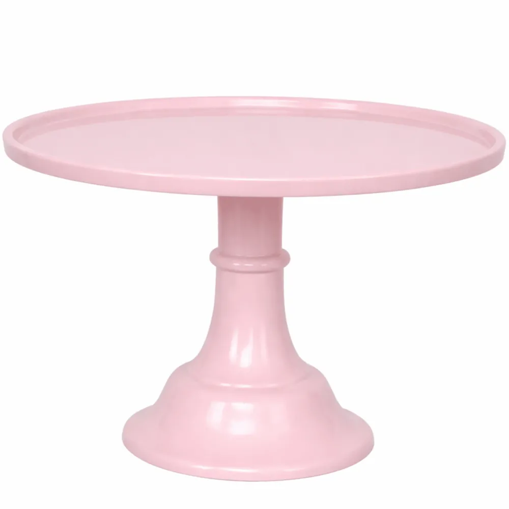 Clearance Bonjour Fete Large Petal Pink Pedestal Melamine Cake Stand