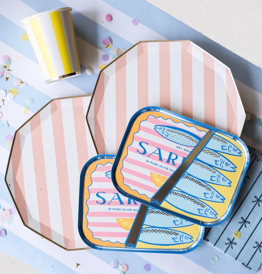 Sale Jollity & Co. + Daydream Society Le Dinner Sardine Can Dinner Plates