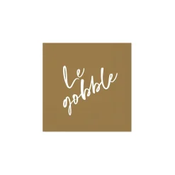 New Bonjour Fete Le Gobble Cocktail Napkins