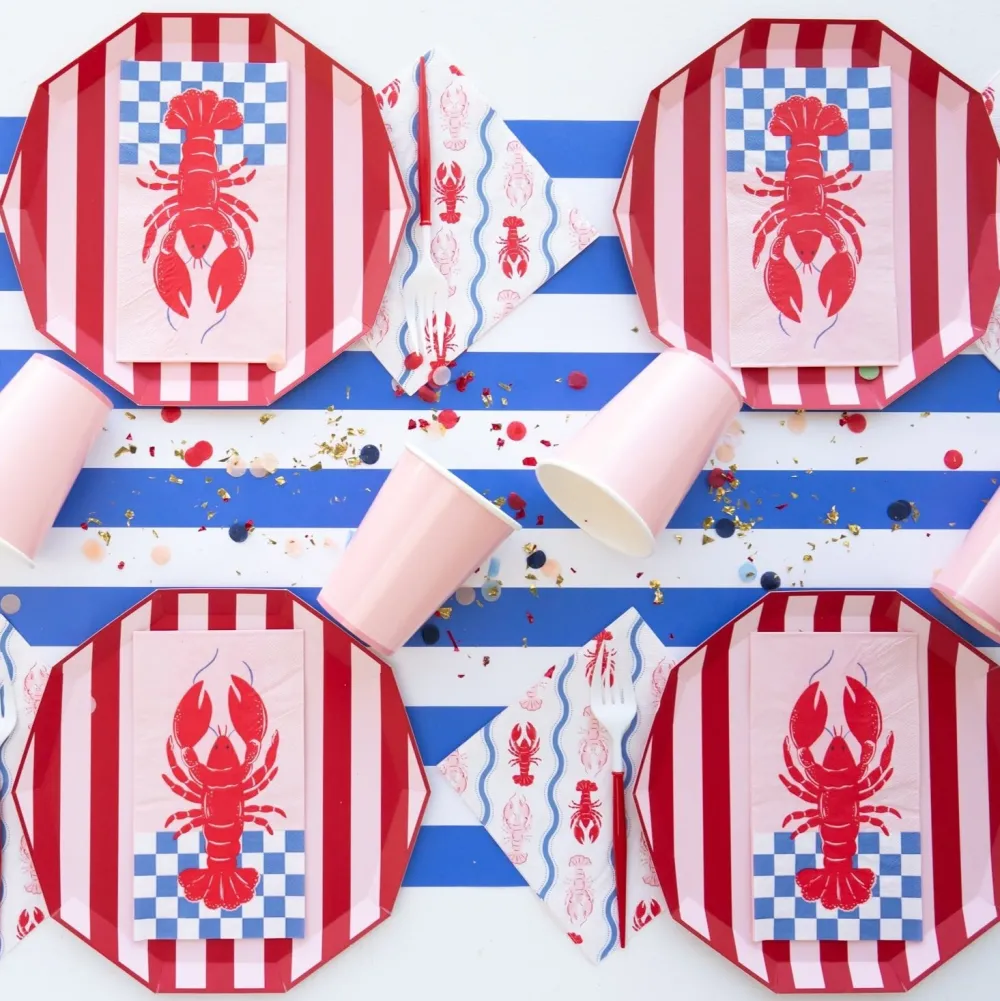 Best Bonjour Fete Le Lobster Guest Towels