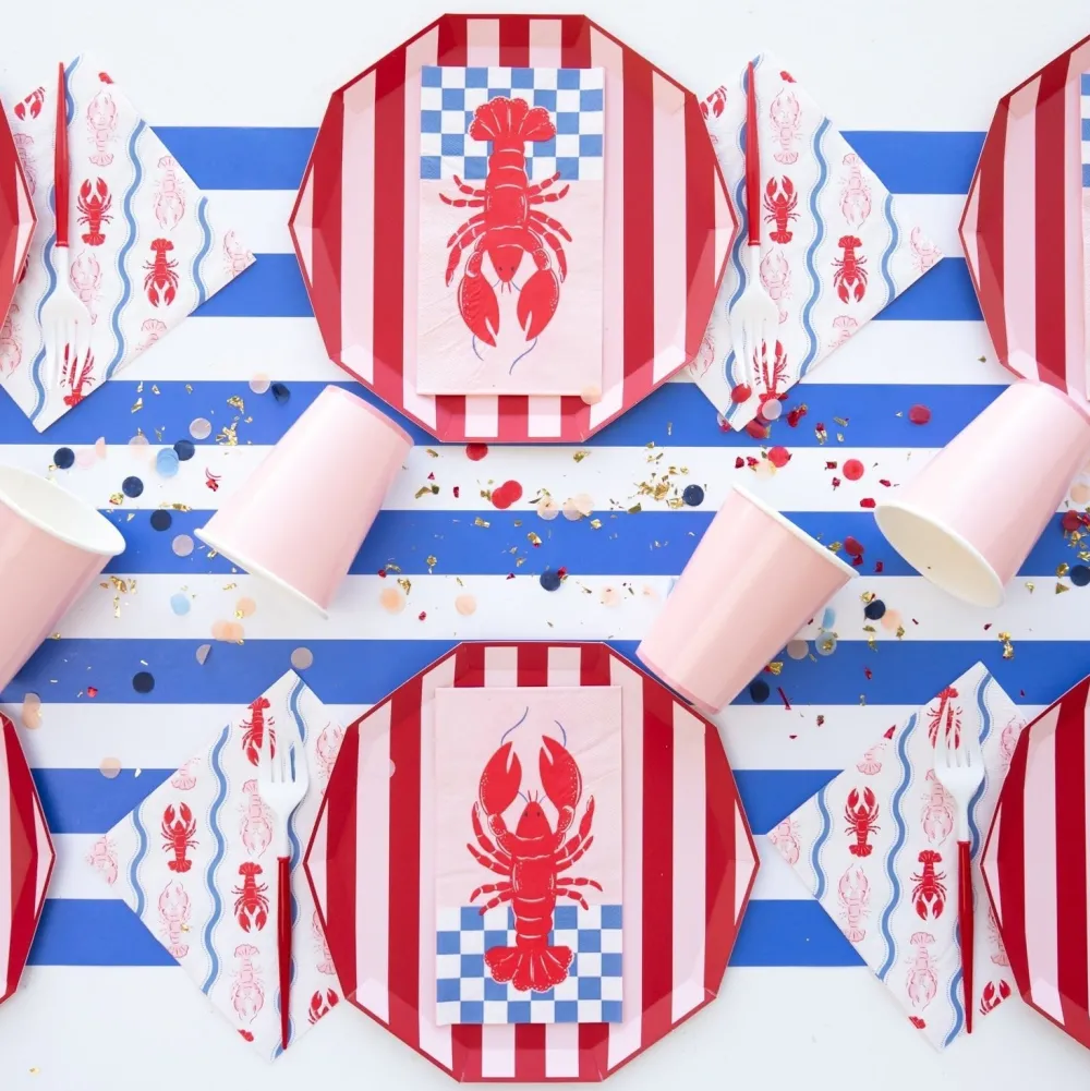 Discount Bonjour Fete Le Lobster Large Napkins